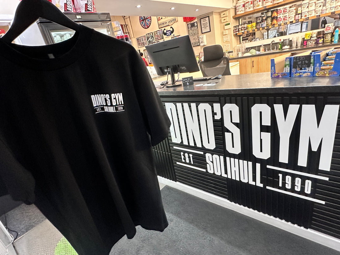 Oversized T-Shirt — Black / White logo